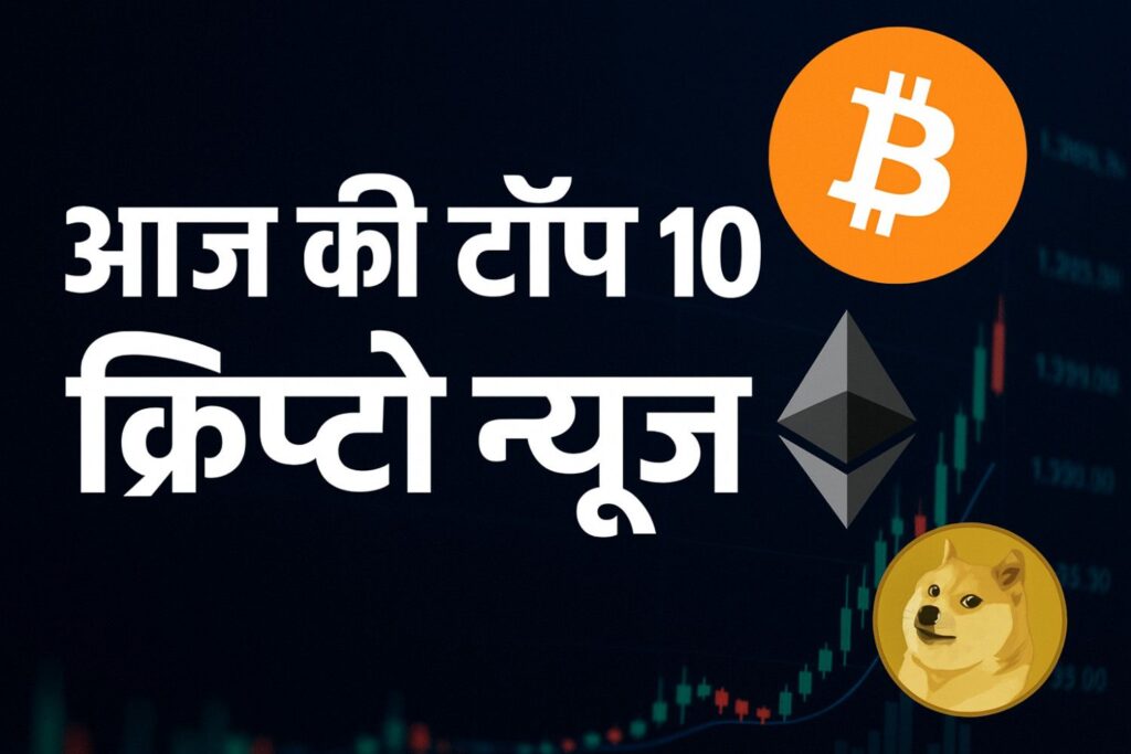 आज की टॉप 10 क्रिप्टो न्यूज़